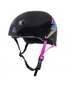 Triple Eight The Certified Sweatsaver Casco - Black Hologram