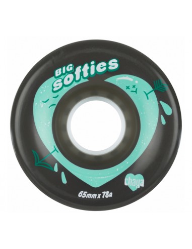 CHAYA Big Softie´s Clear Black, 65mm*37mm / 78A