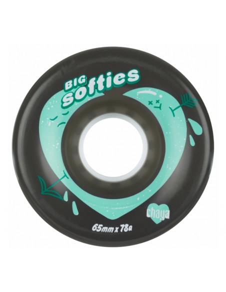 CHAYA Big Softie´s Clear Black, 65mm*37mm / 78A